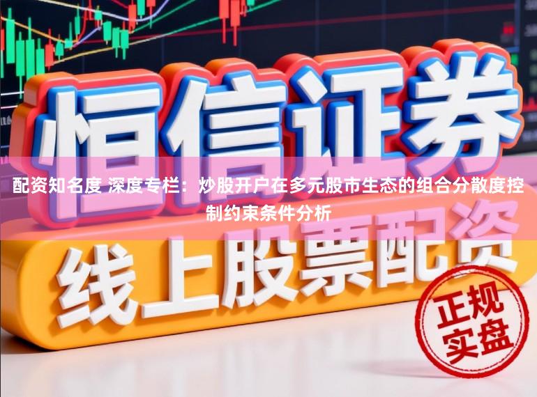 配资知名度 深度专栏：炒股开户在多元股市生态的组合分散度控制约束条件分析