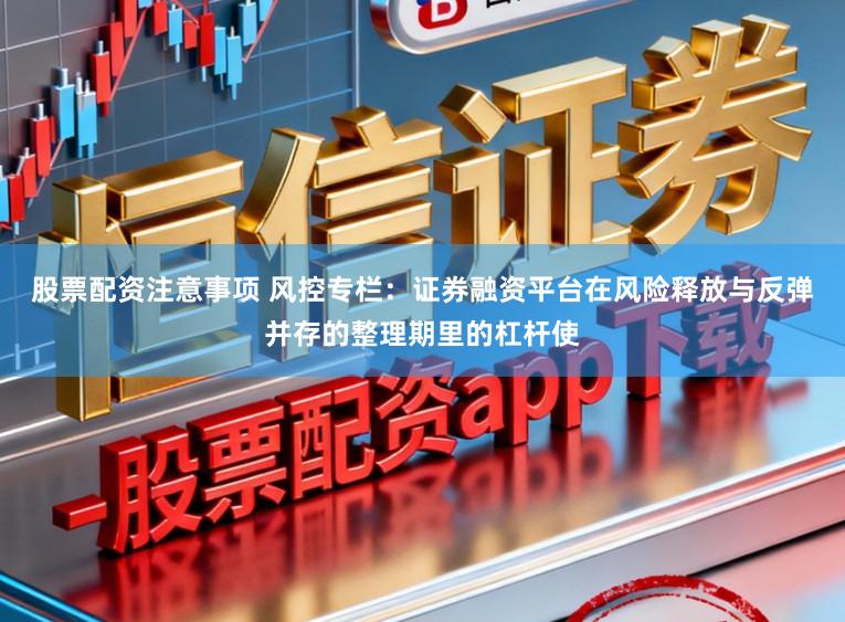股票配资注意事项 风控专栏：证券融资平台在风险释放与反弹并存的整理期里的杠杆使