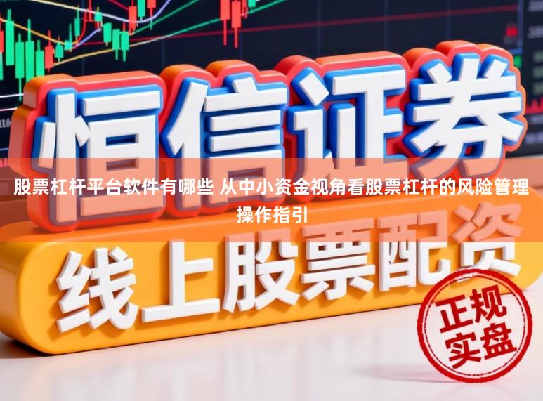 股票杠杆平台软件有哪些 从中小资金视角看股票杠杆的风险管理操作指引