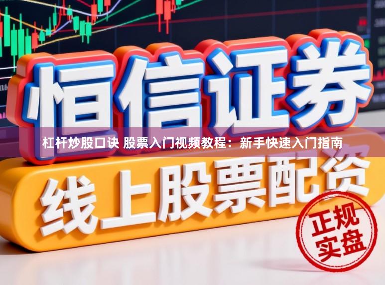 杠杆炒股口诀 股票入门视频教程：新手快速入门指南